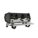 Black Sanremo D8 2 group coffee machine diagonal front-left view