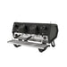 Black Sanremo D8 2 group espresso machine diagonal front-right view