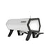 Rear view of black and white Sanremo D8 2 group commercial coffee machine