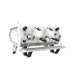 White Sanremo D8 2 group coffee machine diagonal front-left view